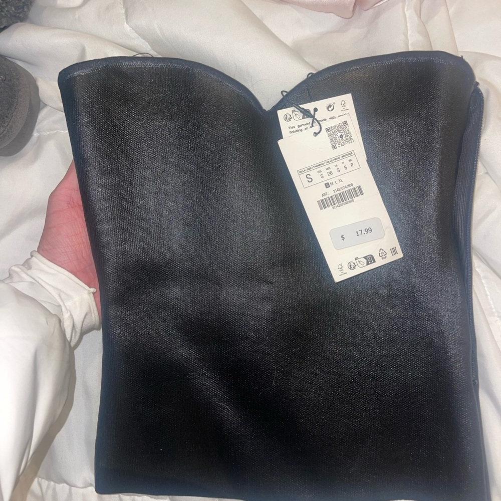 Zara leather top